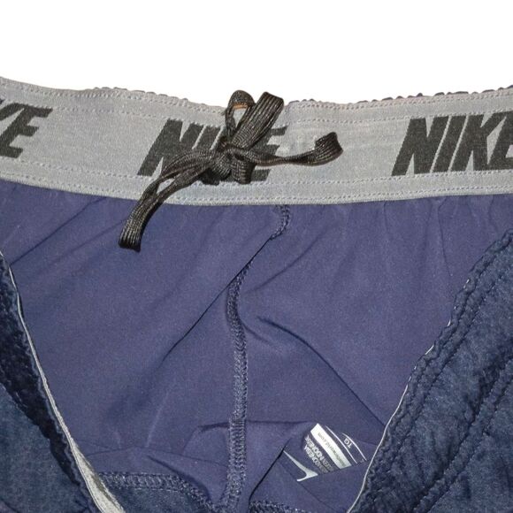 Nike Ole Miss Rebels Red & Blue Drawstring 11" Inseam Basketball Shorts Size XL - Picture 7 of 11